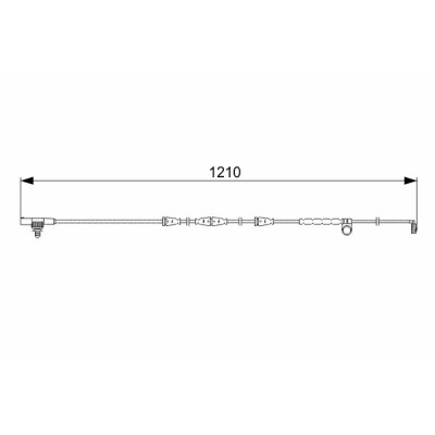 Contatto di segnalazione usura freni BOSCH 1 987 473 054