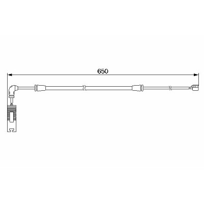 Contatto di segnalazione usura freni BOSCH 1 987 474 960