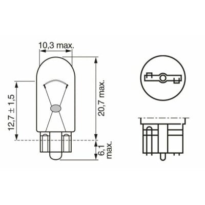 Lampada a incandescenza BOSCH 1 987 301 033