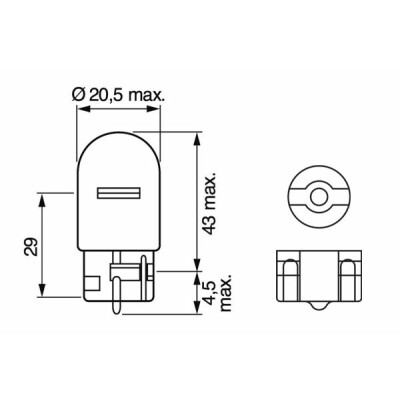 Lampada a incandescenza BOSCH 1 987 302 251