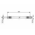 Tubo freno BOSCH 1 987 476 300