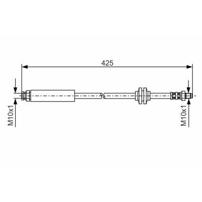 Tubo freno BOSCH 1 987 476 451