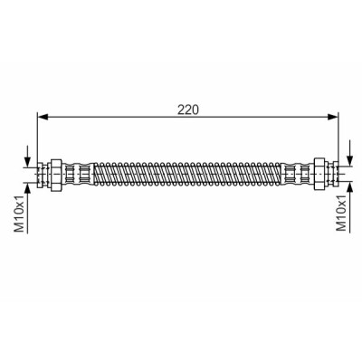 Tubo freno BOSCH 1 987 476 560