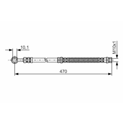 Tubo freno BOSCH 1 987 476 775