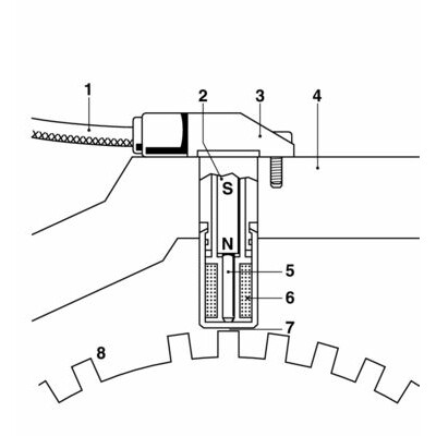 Generatore di impulsi, albero motore BOSCH 0 261 210 151