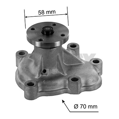Pompa dell'acqua AIRTEX 155.0