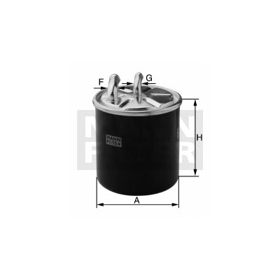 Filtro carburante MANN-FILTER WK 820/5