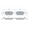 Set di 4 pastiglie freno BOSCH 0 986 460 006