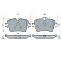 Set di 4 pastiglie freno BOSCH 0 986 494 940