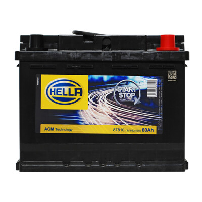 BATTERIA HELLA AGM 60 AH