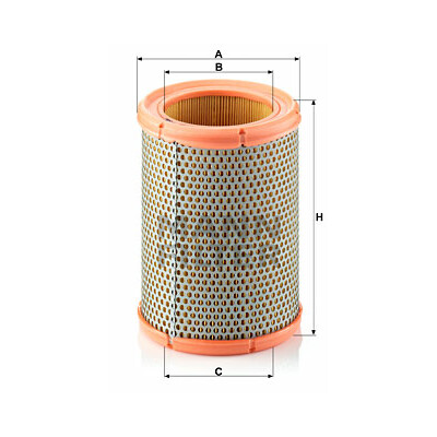 Filtro aria MANN-FILTER C 1362