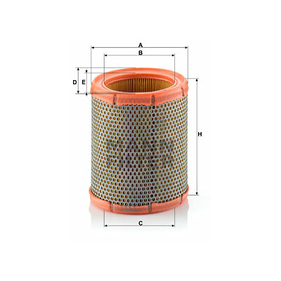 Filtro aria MANN-FILTER C 1460