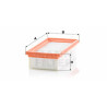 Filtro aria MANN-FILTER C 2325