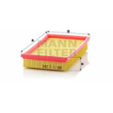 Filtro aria MANN-FILTER C 2345
