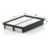 Filtro aria MANN-FILTER C 2524/1