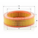 Filtro aria MANN-FILTER C 2555/2