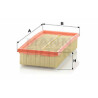 Filtro aria MANN-FILTER C 2567