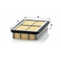 Filtro aria MANN-FILTER C 2568