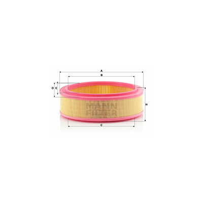 Filtro aria MANN-FILTER C 2672/1