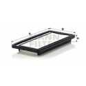 Filtro aria MANN-FILTER C 2714