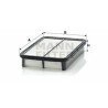 Filtro aria MANN-FILTER C 2731/1