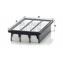 Filtro aria MANN-FILTER C 2735