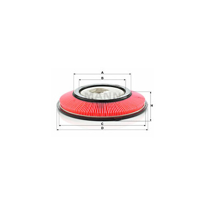 Filtro aria MANN-FILTER C 2821