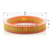 Filtro aria MANN-FILTER C 3032/1