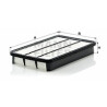Filtro aria MANN-FILTER C 31 126