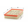 Filtro aria MANN-FILTER C 31 130