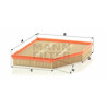 Filtro aria MANN-FILTER C 31 149