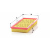 Filtro aria MANN-FILTER C 3275