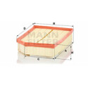 Filtro aria MANN-FILTER C 33 194