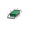 Filtro aria MANN-FILTER C 3324