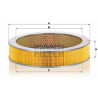 Filtro aria MANN-FILTER C 37 114