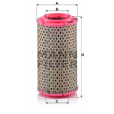 Filtro aria MANN-FILTER C 816/2
