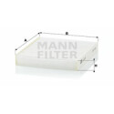 Filtro aria abitacolo MANN-FILTER CU 19 001