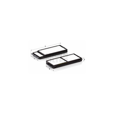 Filtro aria abitacolo MANN-FILTER CU 22 001-2