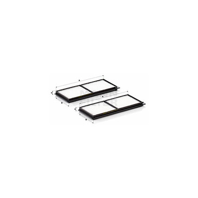 Filtro aria abitacolo MANN-FILTER CU 23 001-2