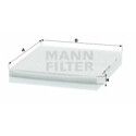 Filtro aria abitacolo MANN-FILTER CU 2435