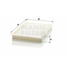 Filtro aria abitacolo MANN-FILTER CU 25 002