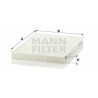 Filtro aria abitacolo MANN-FILTER CU 2620