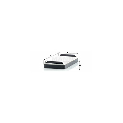 Filtro aria abitacolo MANN-FILTER CU 2745-2