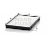 Filtro aria abitacolo MANN-FILTER CU 3943