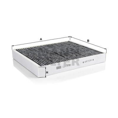 Filtro aria abitacolo adsotop MANN-FILTER CUK 24 003