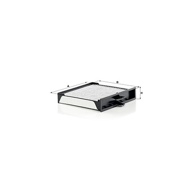 Filtro aria abitacolo adsotop MANN-FILTER CUK 2430