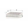 Filtro aria abitacolo adsotop MANN-FILTER CUK 2440