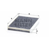 Filtro aria abitacolo adsotop MANN-FILTER CUK 3780