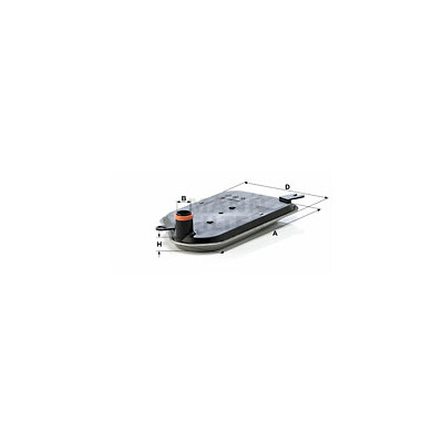 Filtro idraulico, cambio automatico MANN-FILTER H 2826 KIT