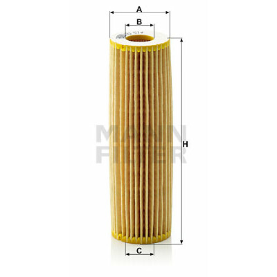 filtro olio evotop MANN-FILTER HU 514 x